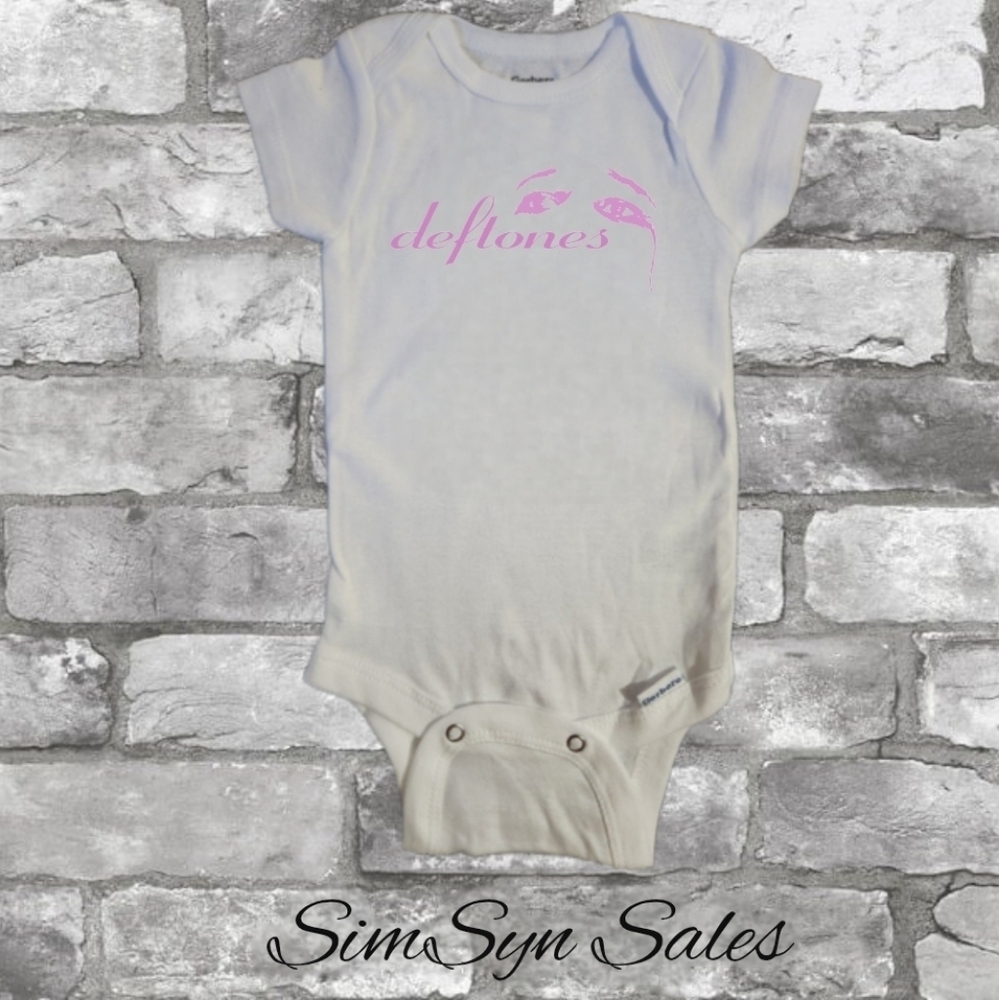 Deftones Unisex Baby Band Onesie Onepiece Bodysuit 0-3 Months Brand New